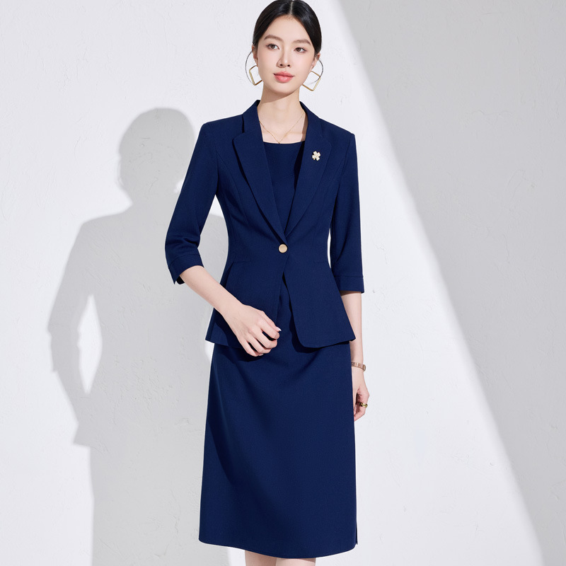 Women Formal Wear Shirt And Pant - Conjunto de Vestido Feminino 2025: Nova