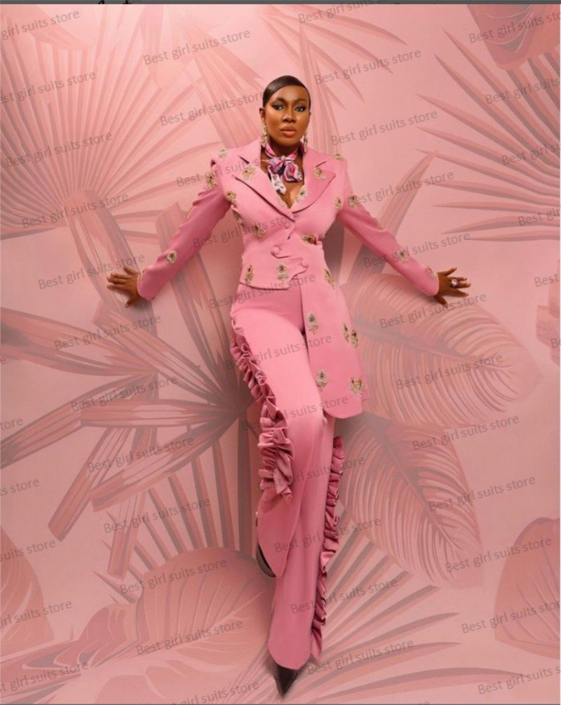 Women Formal Wear Blazer Set - Conjunto de terno de casamento feminino,