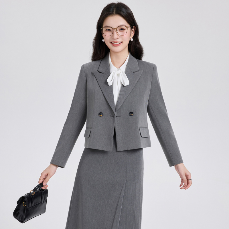 Women Formal Wear Shirt And Pant - Conjunto de terno saia para mulheres