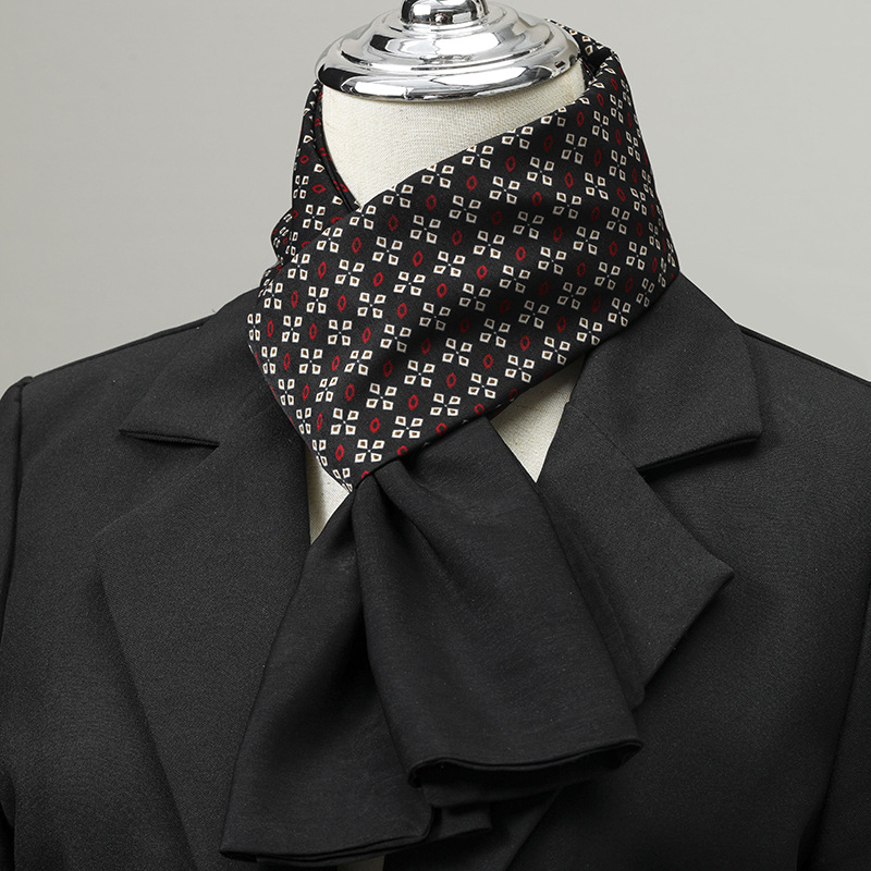 Scarf Silk Neck - Lenço masculino imitação de seda pescoço