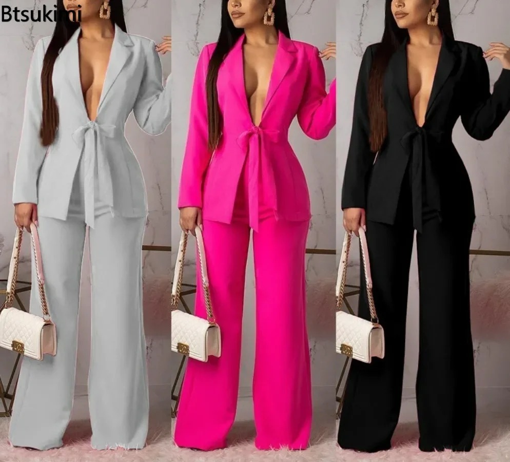 Novo Conjunto de Terno Feminin - Women Formal Wear Blazer Set avaliação e preço