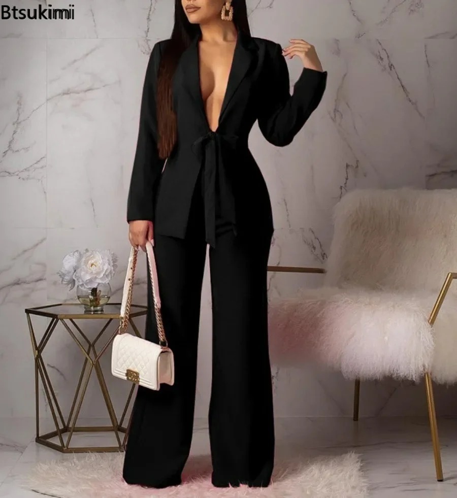 Novo Conjunto de Terno Feminin - Women Formal Wear Blazer Set avaliação e preço
