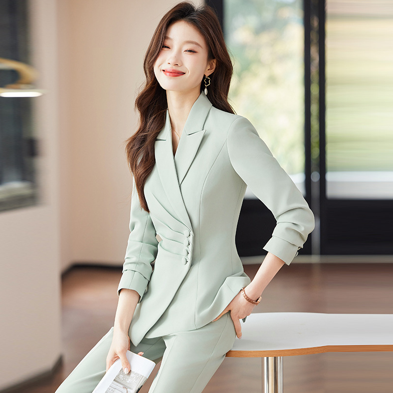 Terno feminino branco, roupa f - Women Formal Wear Shirt And Pant avaliação e preço
