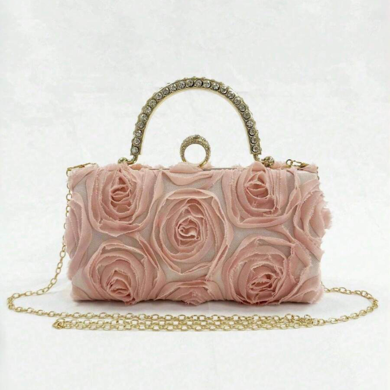 Elegante Bolsa de Mão Floral C - Women'S Holiday Formal Wear avaliação e preço