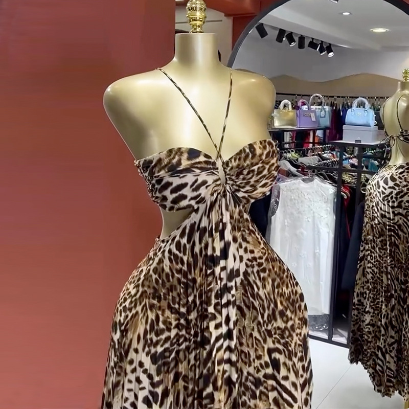 Leopardo impressão feminina ve - Women'S Holiday Formal Wear avaliação e preço