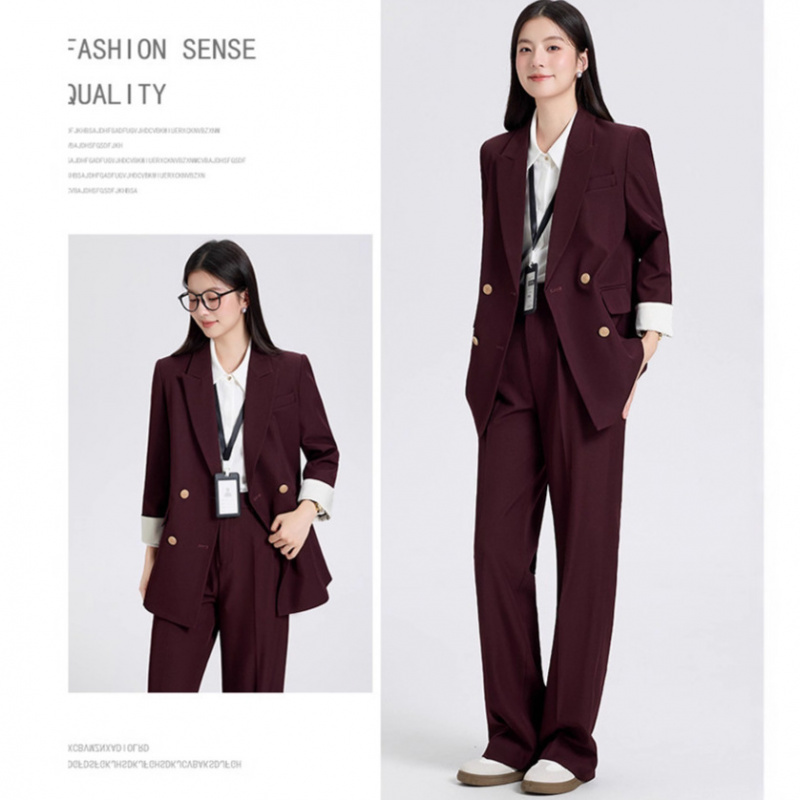 Conjunto de Terno Feminino par - Women Formal Wear Shirt And Pant avaliação e preço