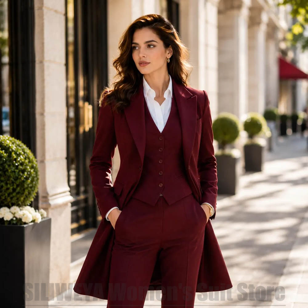 Conjunto Feminino de 3 Peças E - Women Formal Wear Shirts avaliação e preço