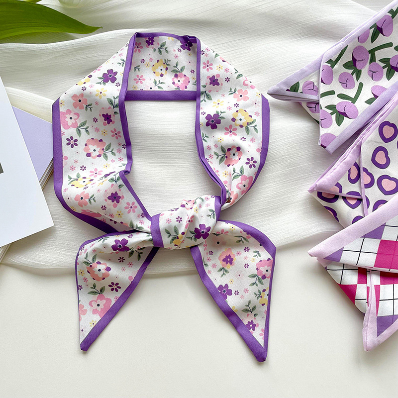Novo luxo estreito curto lenço - Scarf Silk Neck avaliação e preço