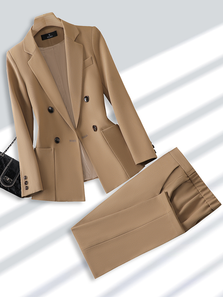 Blazer e calças para mulheres, - Women Formal Wear Shirts avaliação e preço