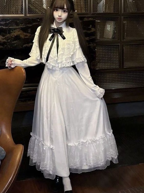 Japonês manga curta arco vesti - Women Formal Wear With Skirt avaliação e preço