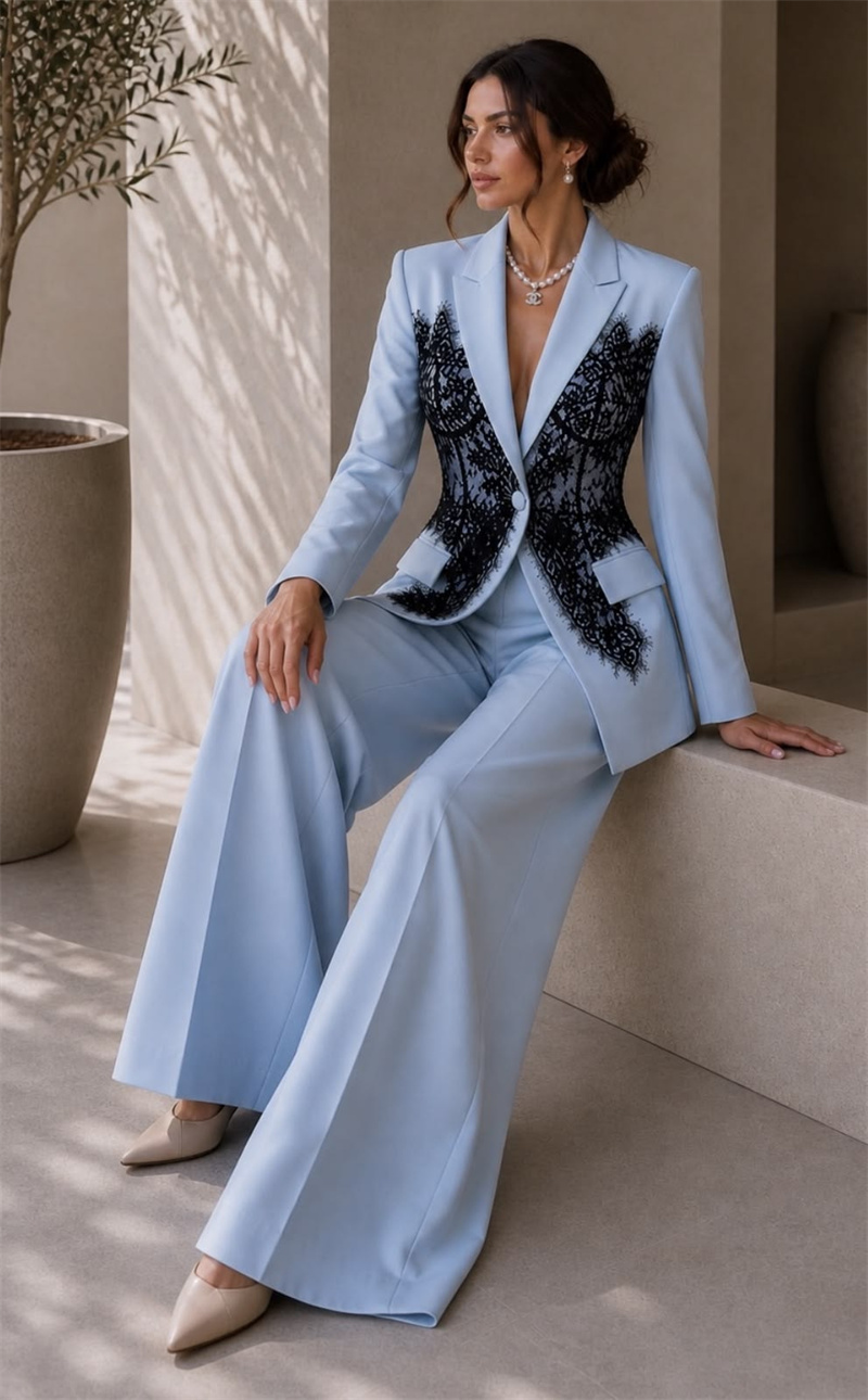 Conjunto de Ternos Femininos A - Women Formal Wear Blazer Set avaliação e preço