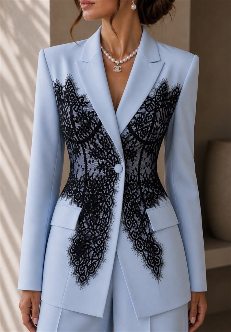 Conjunto de Ternos Femininos A - Women Formal Wear Blazer Set avaliação e preço