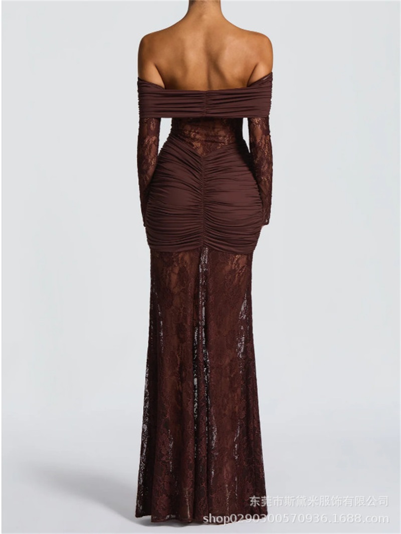 Sexy renda sereia vestido de b - Women'S Holiday Formal Wear avaliação e preço