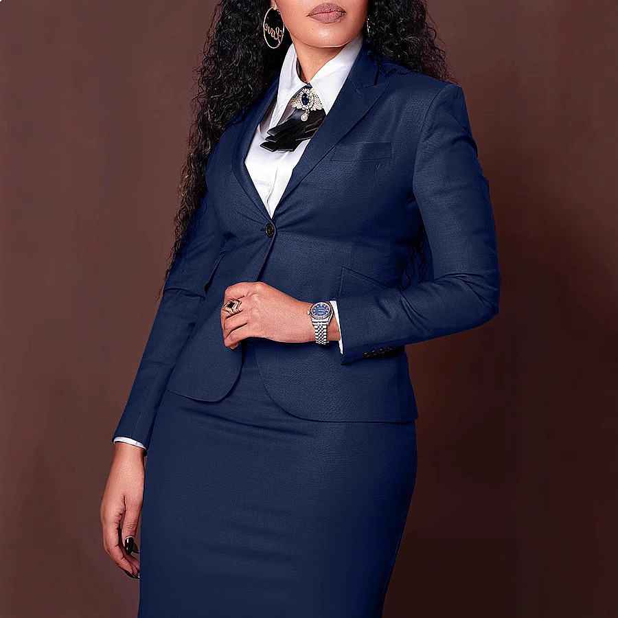 Conjunto de Blazer Feminino co - Women Formal Wear Blazer Set avaliação e preço
