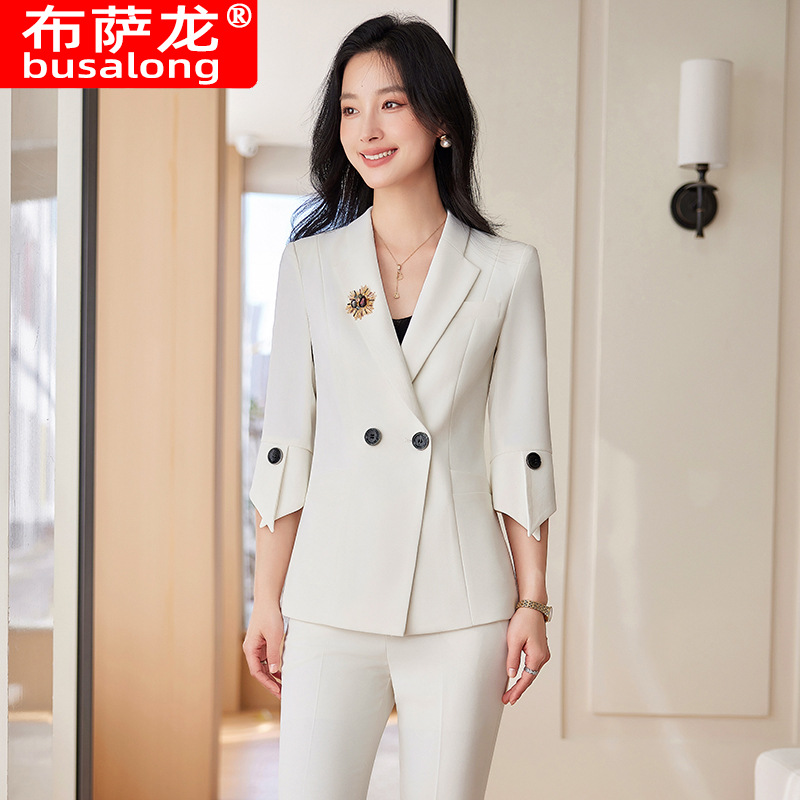 Primavera verão novo conjunto  - Women Formal Wear Blazer Set avaliação e preço