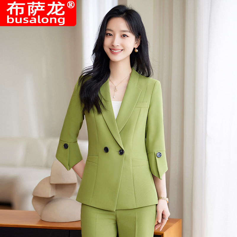 Primavera verão novo conjunto  - Women Formal Wear Blazer Set avaliação e preço