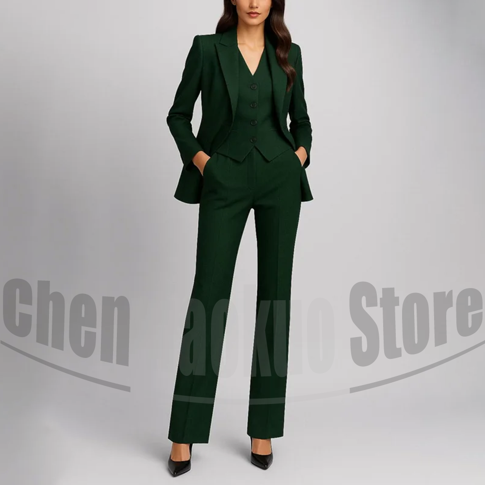 Conjunto de terno de três peça - Women Formal Wear Shirt And Pant avaliação e preço