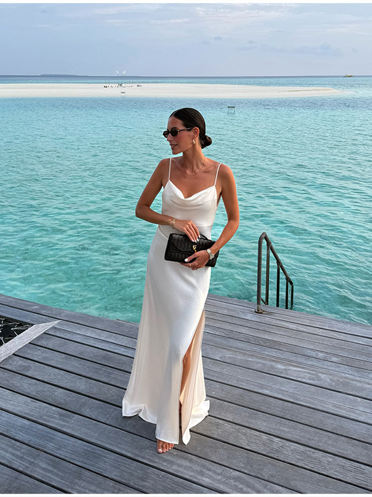 Vestido Longo Feminino Elegant - Women'S Holiday Formal Wear avaliação e preço