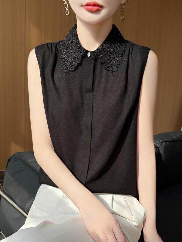 Camiseta Tricotada Sem Mangas  - Women Formal Wear Shirts avaliação e preço